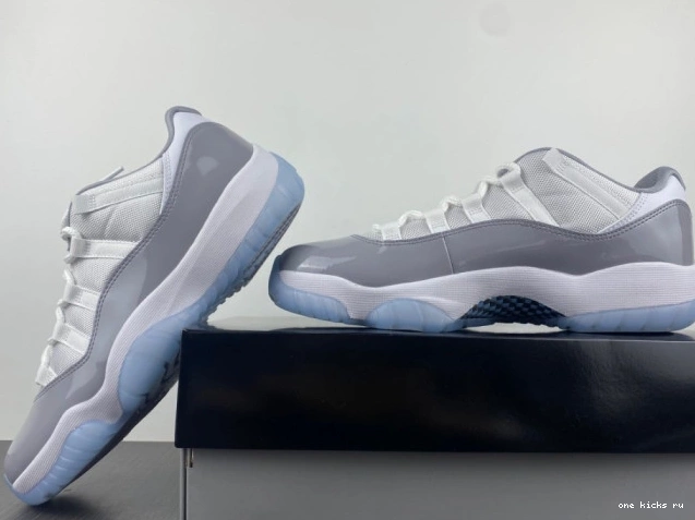 Rep Onekick Low Air AV2187-140 Jordan Grey 11 Cement 0822